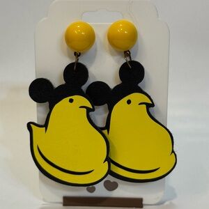 Easter “Peep” Earrings with Mickey Mouse Ears